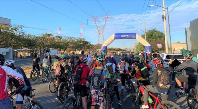 Salmantinos participan en ruta ciclista y concientización vial