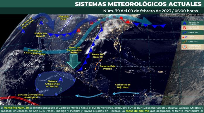 Nuevamente habrá lluvias aisladas en Guanajuato y ambiente matutino fresco, y frío a muy frío