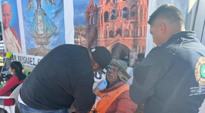 San Miguel de Allende | Asiste Secretaría de Seguridad Ciudadana trayecto de peregrinos