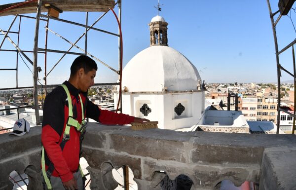 IRAPUATO | Registra avance importante restauración de Templo de la Soledad