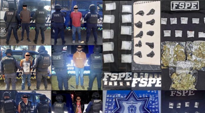 Más de 28 mil 500 dosis de diversas drogas, por trabajo conjunto en Operativo Guanajuato Seguro