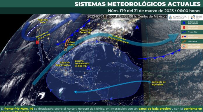 Cielo con nubes dispersas y ambiente fresco matutino; por la tarde, ambiente cálido