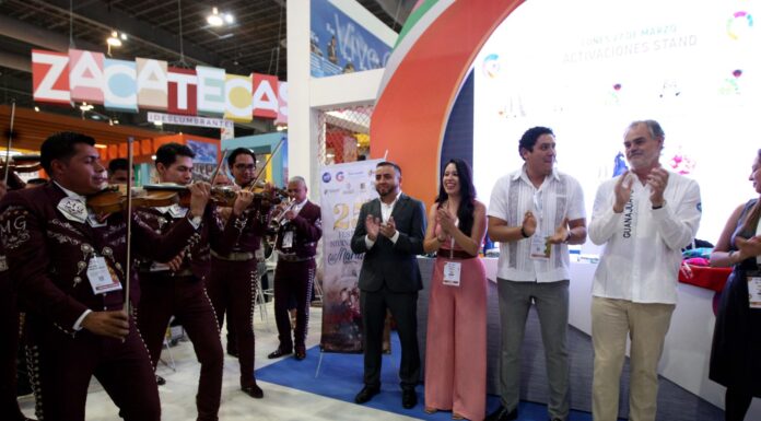 Presentan Festival Internacional del Mariachi en Tianguis Turístico en Ciudad de México
