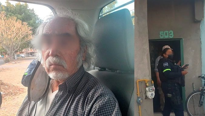 Seguridad Pública en coordinación con DIF Salamanca auxilian a adulto mayor extraviado