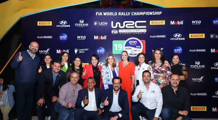 LEÓN | Recibe Ale Gutiérrez a Escuderías del Rally México 2023