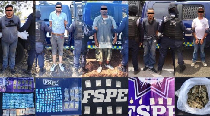 En la primera semana de abril, el Operativo Guanajuato Seguro, sacó de las calles más de 29 mil 400 dosis de diversas drogas