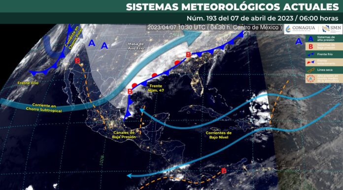 Pronóstico del clima, viernes 7 de abril: chubascos en Guanajuato