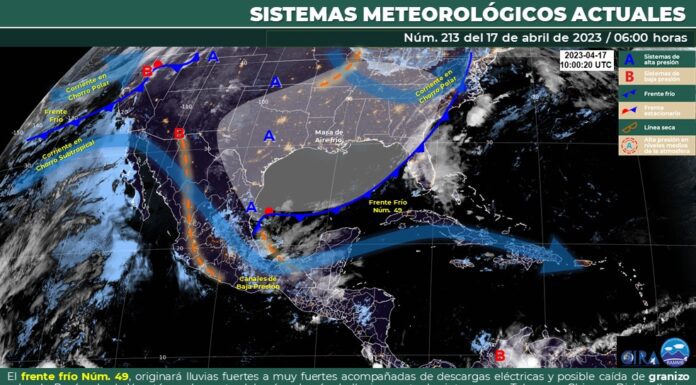 Ambiente fresco por la mañana y caluroso por la tarde, así como luvias aisladas para Guanajuato