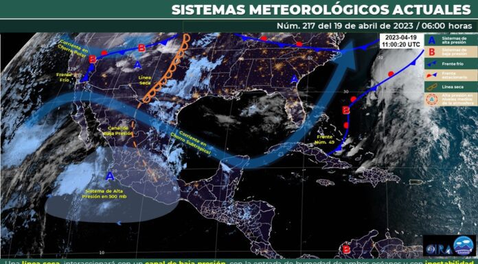 Ambiente fresco por la mañana, así como caluroso por la tarde y lluvias aisladas para Guanajuato