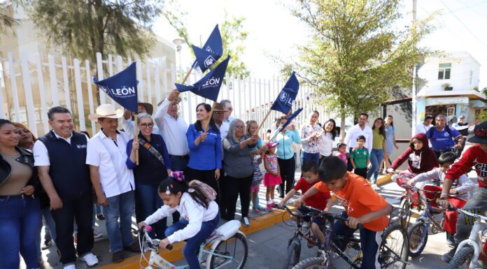 LEÓN | Estrenan calle y ciclovía en Centro Familiar Soledad