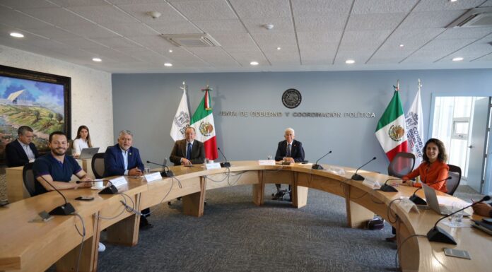 Sesiona la Junta de Gobierno y Coordinación Política