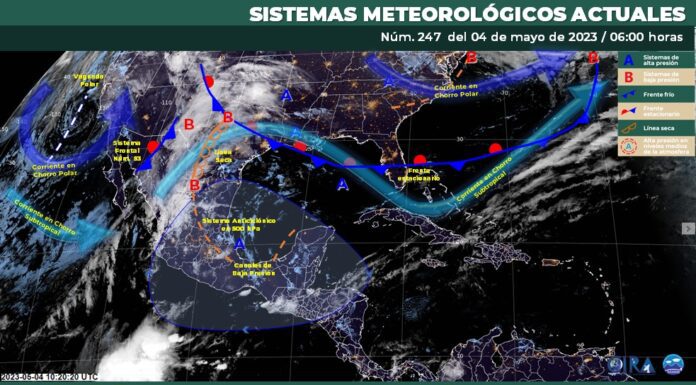 Ambiente matutino fresco y cálido a caluroso por la tarde, además de lluvias aisladas en Guanajuato