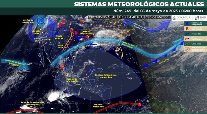 Ambiente fresco por la mañana y cálido a caluroso por la tarde, además de chubascos para Guanajuato