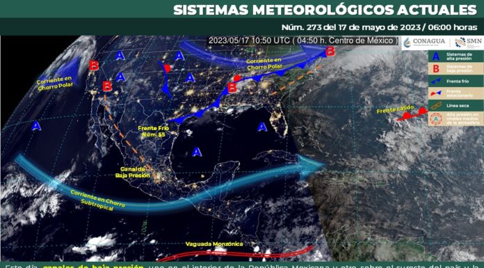 Ambiente fresco por la mañana; cálido a caluroso por la tarde, además de chubascos