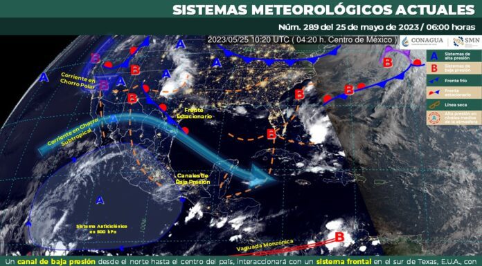 Ambiente fresco por la mañana; cálido a caluroso durante la tarde con probabilidad de chubascos