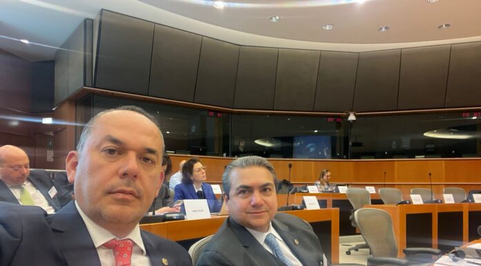 El Senador Erandi Bermúdez asistió a la Comisión Parlamentaria con la Unión Europea en Bruselas