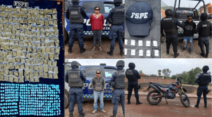 En una semana, se aseguraron más de 10 mil dosis de diversas drogas