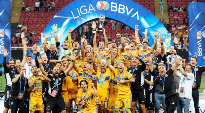 Tigres se corona como campeón de la Liga MX tras vencer 3-2 a las Chivas en su casa