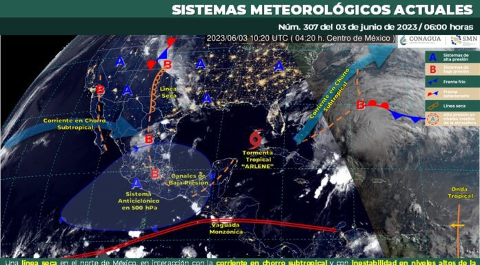 Ambiente fresco por la mañana y cálido a muy caluroso durante la tarde, así como lluvias aisladas