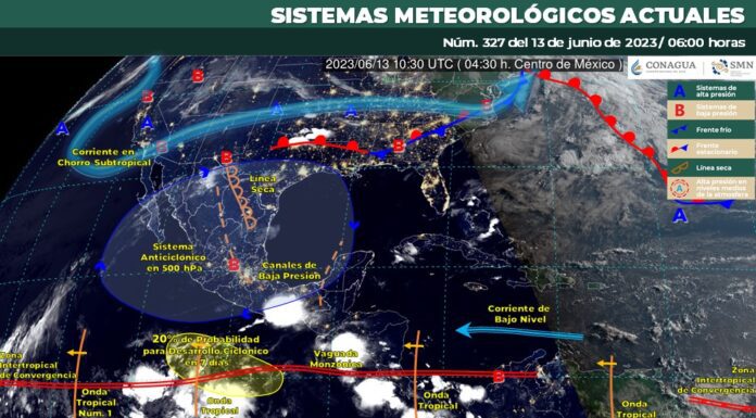 Ambiente fresco por la mañana y caluroso a muy caluroso durante la tarde, sin lluvia para este martes 13 de junio