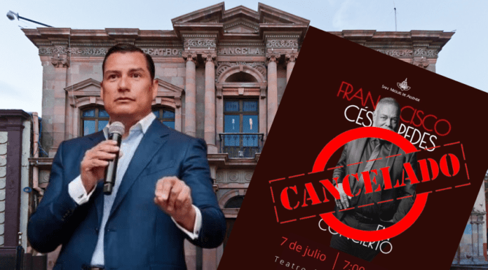 ¿Porqué Mauricio Trejo anunció la cancelación del Concierto de Francisco Céspedes en San Miguel de Allende?