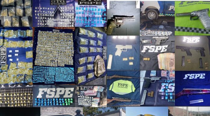 Aseguran más de 9 mil 300 dosis de diversas drogas y detiene a 66 personas vinculadas a este tipo de delito.