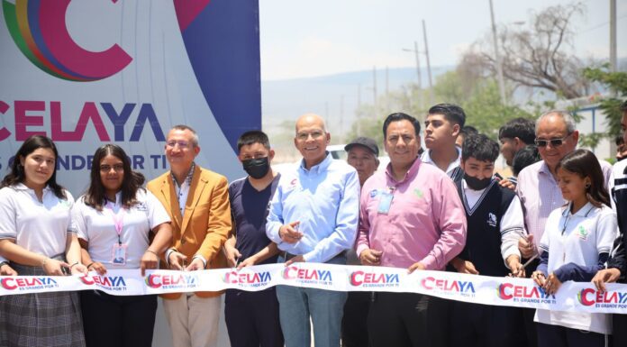 CELAYA | Entregan barda perimetral del Cecyte de Santa María