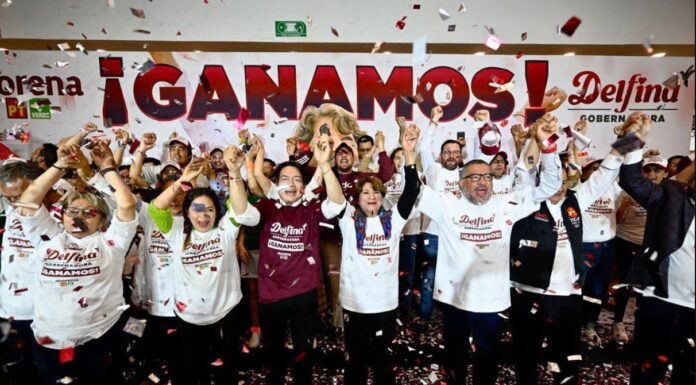 PREP confirma con 52.6% de los votos el triunfo de Delfina Gómez y el fin de 94 años del PRI en EDOMEX