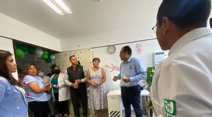 Inauguran autoridades del IMSS lactario en el Hospital General de Zona No. 3 de Salamanca