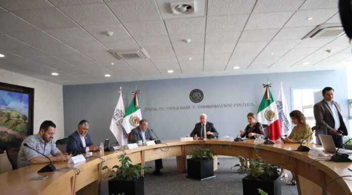 Sesiona Junta de Gobierno y Coordinación Política