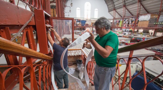 Renuevan equipo contra incendios en Mercado Hidalgo en la capital