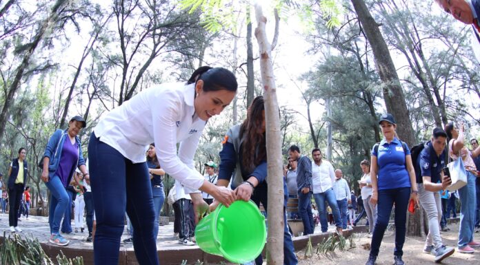 LEÓN | Reforesta Ale Gutiérrez el Zoológico de León con 400 árboles