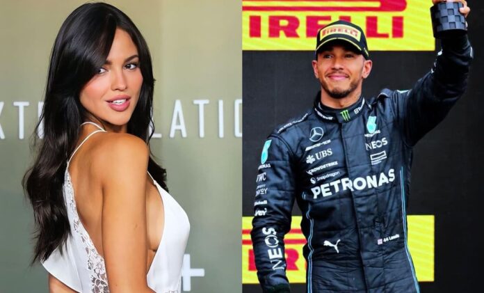 Lewis Hamilton es captado con la mexicana Eiza González, ¿Se peleó con Shakira?