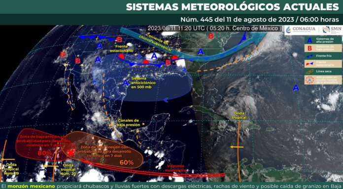 Se pronostican lluvias fuertes para Guanajuato
