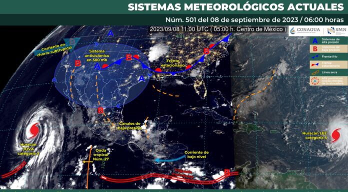 Lluvias aisladas, pronóstico para Guanajuato para este 8 de septiembre
