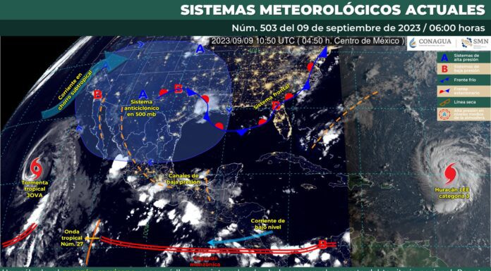 Lluvias aisladas en Guanajuato, pronóstico para este sábado 9 de septiembre