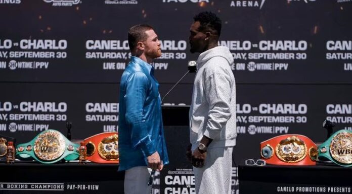‘Canelo’ vs. Charlo: Así fue la ceremonia de pesaje previa a la pelea de Saúl Álvarez ‘Canelo’ vs. Charlo: Así fue la ceremonia de pesaje previa a la pelea de Saúl Álvarez