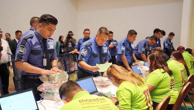 Sin presencia de “corcholatas” se da conteo de boletas de Morena