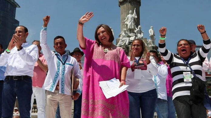 Xóchitl Gálvez es nombrada candidata presidencial del frente opositor