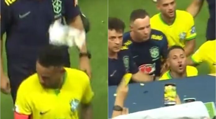 VIDEO: Fanáticos agreden a Neymar con bolsa de palomitas tras empatar ante Venezuela VIDEO: Fanáticos agreden a Neymar con bolsa de palomitas tras empatar ante Venezuela