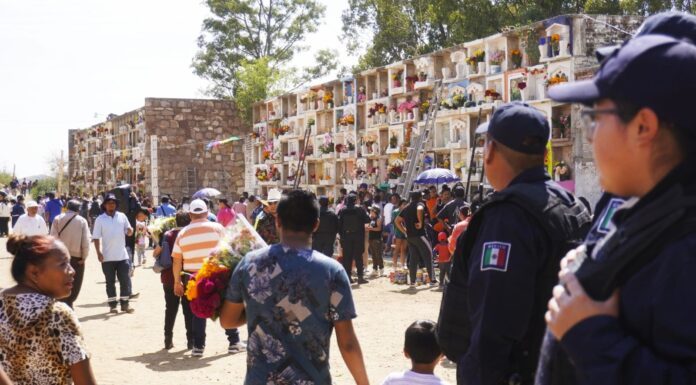 Reportan en la Capital saldo blanco tras visita a panteones