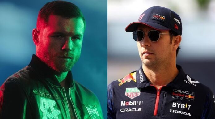Canelo Álvarez muestra su apoyo a Checo Pérez en el GP de Abu Dhabi Canelo Álvarez muestra su apoyo a Checo Pérez en el GP de Abu Dhabi