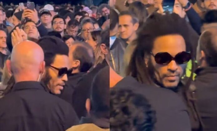 Lenny Kravitz sorprende al aparecer durante el concierto de Paul McCartney en México