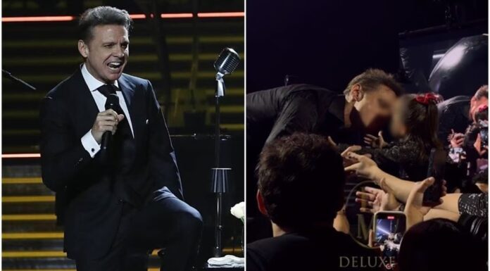 Luis Miguel da beso a niña en concierto y en redes sociales lo critican Luis Miguel da beso a niña en concierto y en redes sociales lo critican