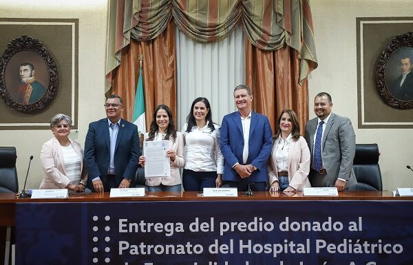 Dona predio municipio de León para ampliar albergue de Hospital Pediátrico