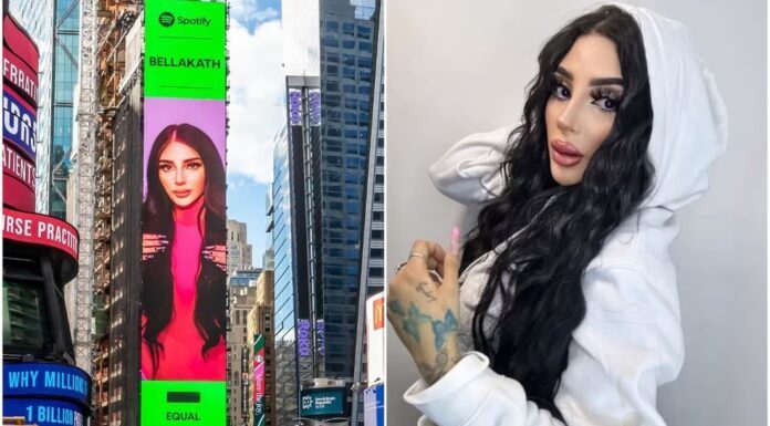 ¡Y la que soporte! Bellakath llega a las pantallas de Times Square en Nueva York ¡Y la que soporte! Bellakath llega a las pantallas de Times Square en Nueva York