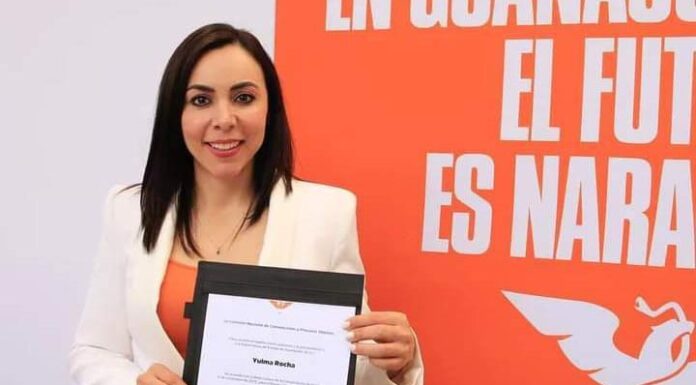 Se registra Yulma Rocha como candidata de MC a Gobierno estatal