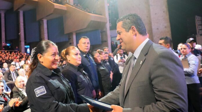 Agradece Diego Sinhue a policías por trabajo a favor de Guanajuato