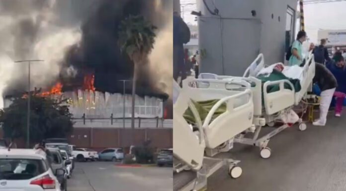 VIDEO: Desalojan hospital del IMSS por incendio en una bodega en Tijuana, Baja California VIDEO: Desalojan hospital del IMSS por incendio en una bodega en Tijuana, Baja California