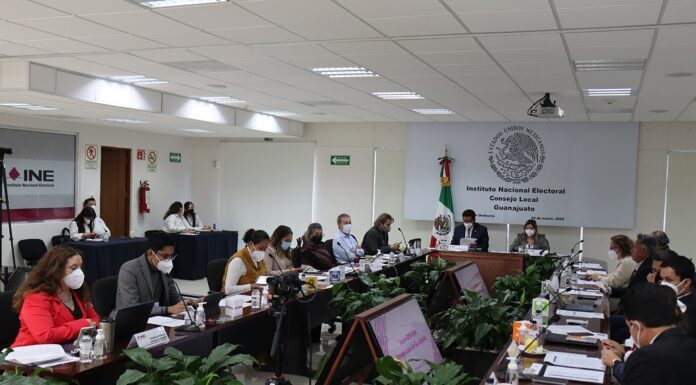 Consejo Local del INE en Guanajuato da cuenta del Avance en la organización del Proceso Electoral Federal 2023-2024